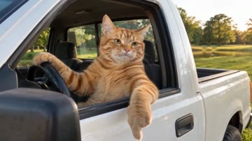 Orange cat · short